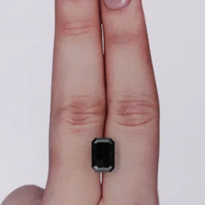 2.54 Carat Emerald Black Natural Diamond