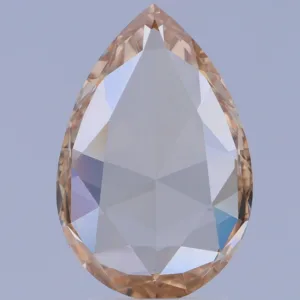 2.54 Carat Pear Fancy Brown Yellow VS2 Natural Diamond