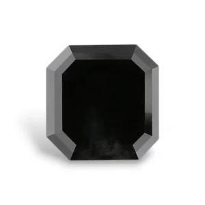 2.58 Carat Square Emerald Fancy Black VVS2 Natural Diamond