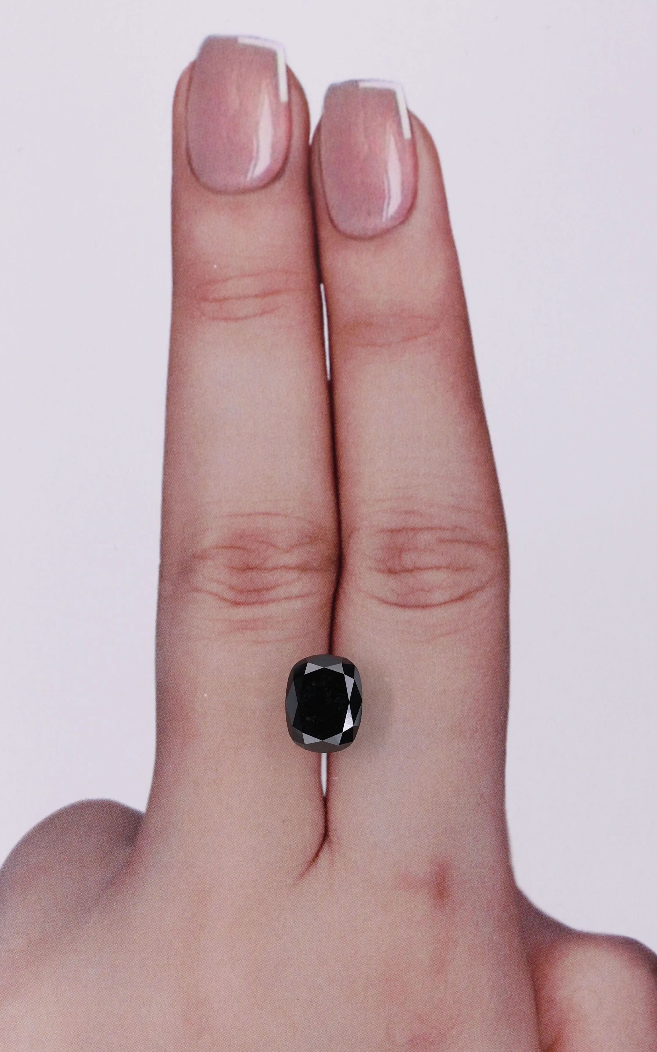 2.65 Carat Cushion Brilliant Black Natural Diamond 1 2.65 Carat Cushion Brilliant Black Natural Diamond