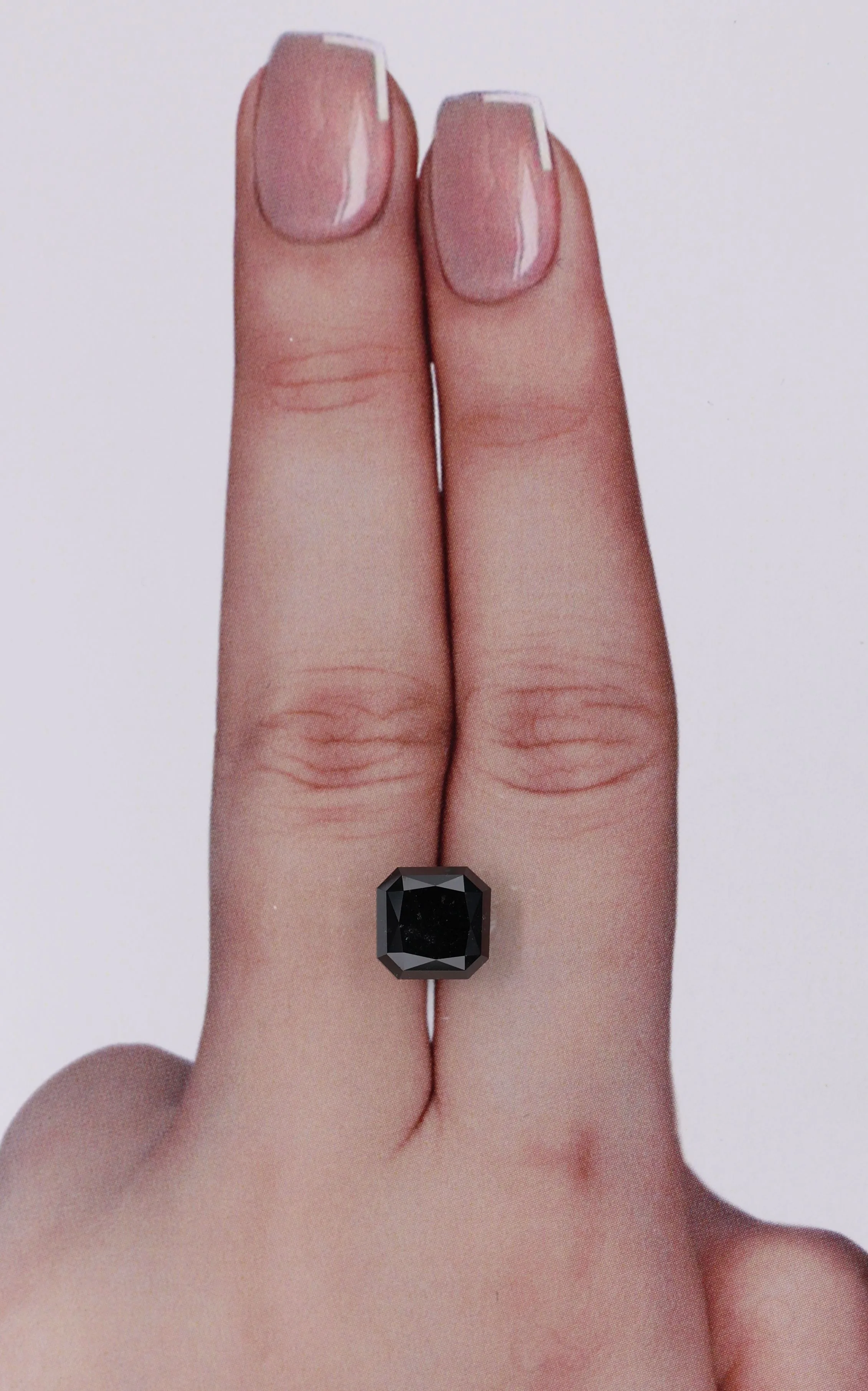 2.97 Carat Radiant Black Natural Diamond 1 2.97 Carat Radiant Black Natural Diamond
