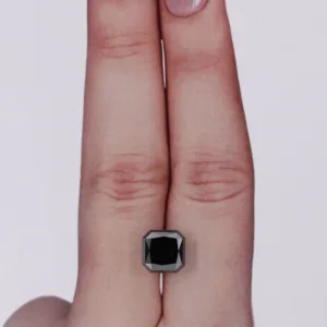 2.99 Carat Radiant Black Natural Diamond