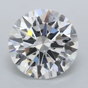 3.01 Carat Round E VVS2 Lab Diamond