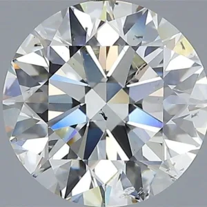 3.02 Carat Round K SI2 Natural Diamond