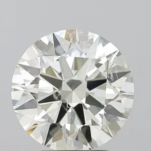 3.02 Carat Round L SI2 Natural Diamond
