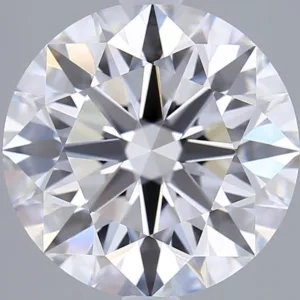 3.03 Carat Round D VVS2 Lab Diamond