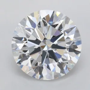 3.04 Carat Round D VVS2 Lab Diamond