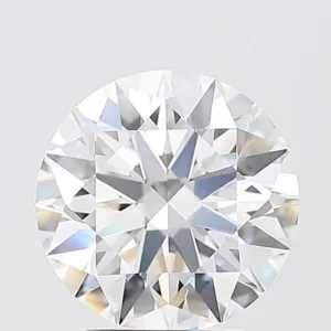 3.04 Carat Round F VVS2 Lab Diamond