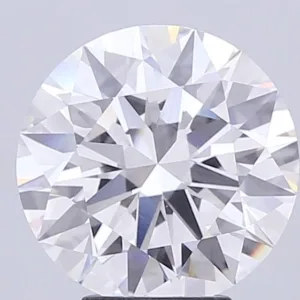 3.04 Carat Round F VVS2 Lab Diamond