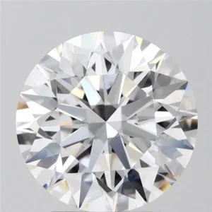 3.05 Carat Round D VVS2 Lab Diamond