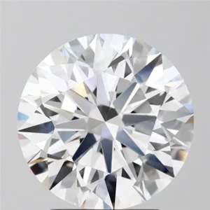 3.05 Carat Round D VVS2 Lab Diamond
