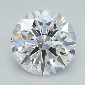 3.05 Carat Round F VVS2 Lab Diamond