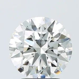 3.05 Carat Round F VVS2 Lab Diamond