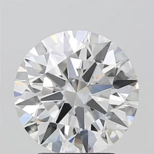 3.06 Carat Round D VVS2 Lab Diamond