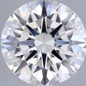 3.06 Carat Round D VVS2 Lab Diamond