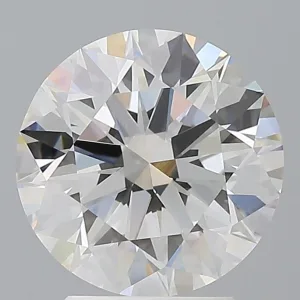 3.07 Carat Round F VVS2 Lab Diamond