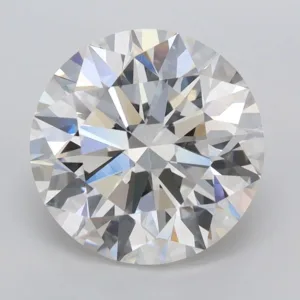 3.07 Carat Round F VVS2 Lab Diamond