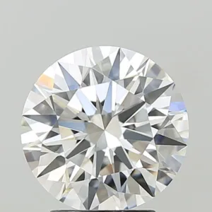 3.07 Carat Round F VVS2 Lab Diamond