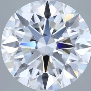 3.08 Carat Round E VVS1 Lab Diamond