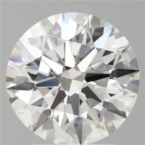 3.08 Carat Round F VVS2 Lab Diamond