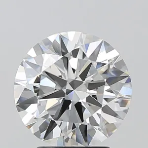 3.08 Carat Round F VVS2 Lab Diamond