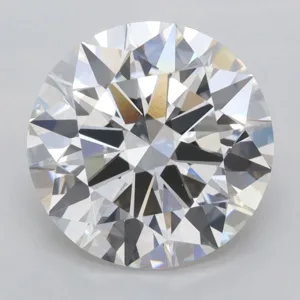 3.08 Carat Round F VVS2 Lab Diamond