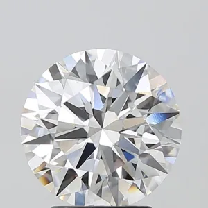 3.09 Carat Round F VVS2 Lab Diamond