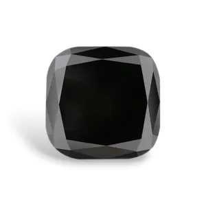 3.11 Carat Cushion Brilliant Fancy Black VVS2 Natural Diamond