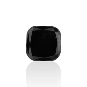 3.12 Carat Cushion Brilliant Fancy Black VVS2 Natural Diamond