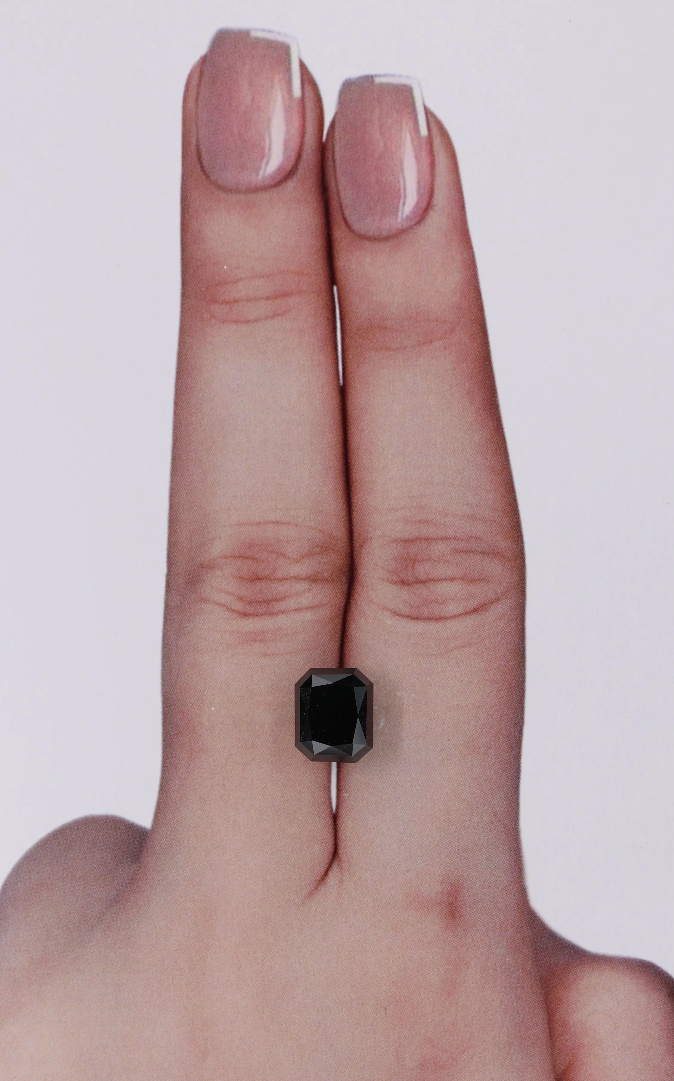 3.12 Carat Radiant Black Natural Diamond 1 3.12 Carat Radiant Black Natural Diamond