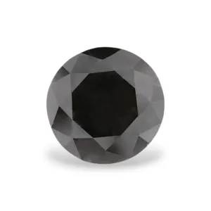 3.24 Carat Round Fancy Black VVS2 Natural Diamond