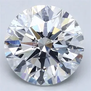 3.3 Carat Round D SI2 Natural Diamond