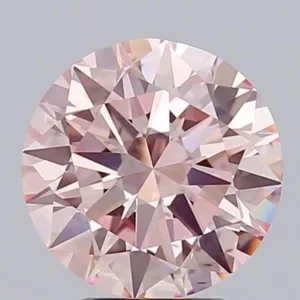 3.38 Carat Round Fancy Intense Pink VS2 Lab Diamond
