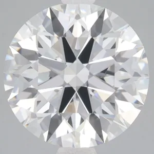 3.41 Carat Round E VVS2 Lab Diamond