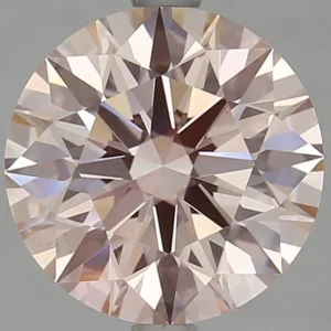 3.41 Carat Round Fancy Pink VS2 Lab Diamond