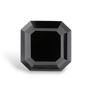 3.46 Carat Square Emerald Fancy Black VVS2 Natural Diamond