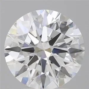 3.59 Carat Round F VVS2 Lab Diamond