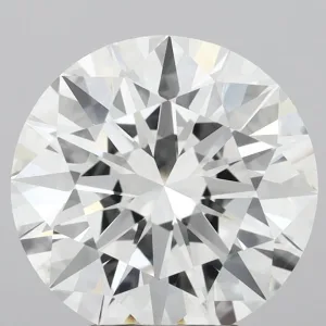3.68 Carat Round E VVS2 Lab Diamond