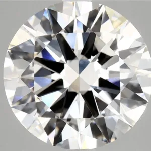 3.82 Carat Round F VVS2 Lab Diamond