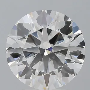 3.89 Carat Round F VVS2 Lab Diamond