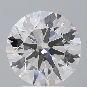 3.94 Carat Round E VVS2 Lab Diamond