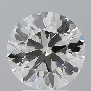 3.96 Carat Round F VVS2 Lab Diamond