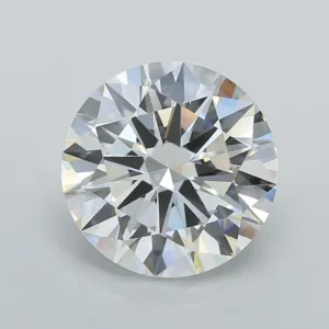 3.98 Carat Round E VVS2 Lab Diamond
