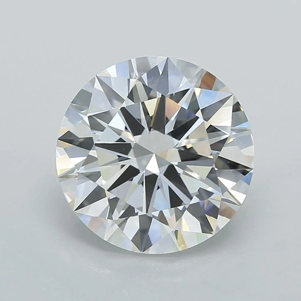 3.98 Carat Round E VVS2 Lab Diamond 1 3.98 Carat Round E VVS2 Lab Diamond