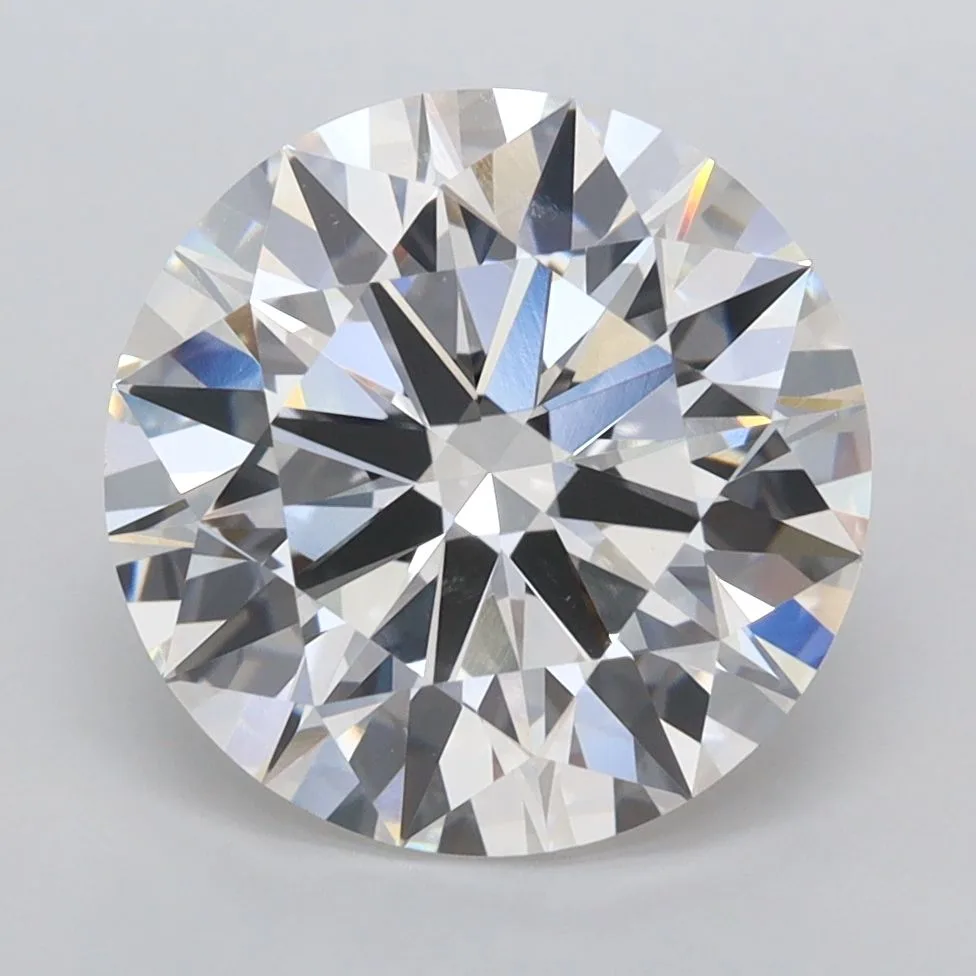 4.01 Carat Round E VVS2 Lab Diamond 1 4.01 Carat Round E VVS2 Lab Diamond