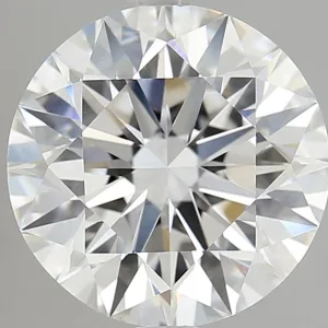 4.03 Carat Round F VVS2 Lab Diamond