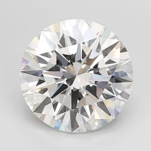 4.04 Carat Round F VVS2 Lab Diamond