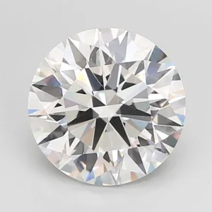4.04 Carat Round F VVS2 Lab Diamond