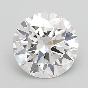 4.04 Carat Round F VVS2 Lab Diamond