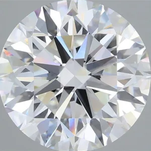 4.04 Carat Round F VVS2 Lab Diamond